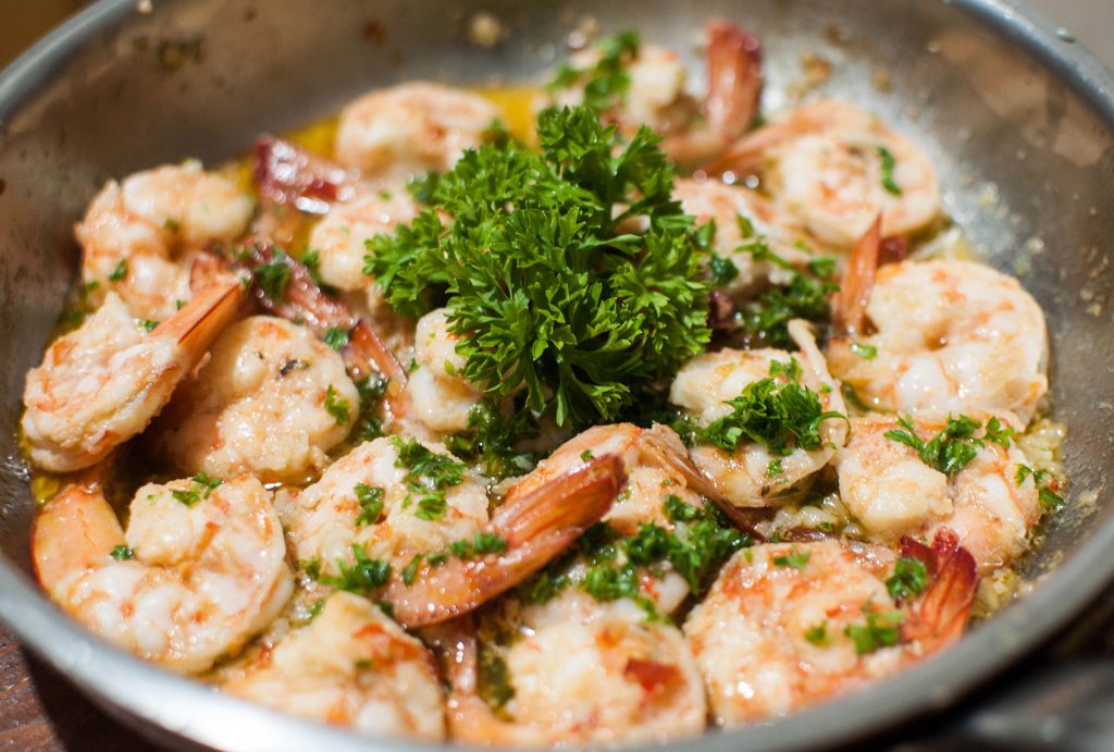 Travel south to the “Seafood Capital of Alabama” with these delectable, punchy pickled shrimp