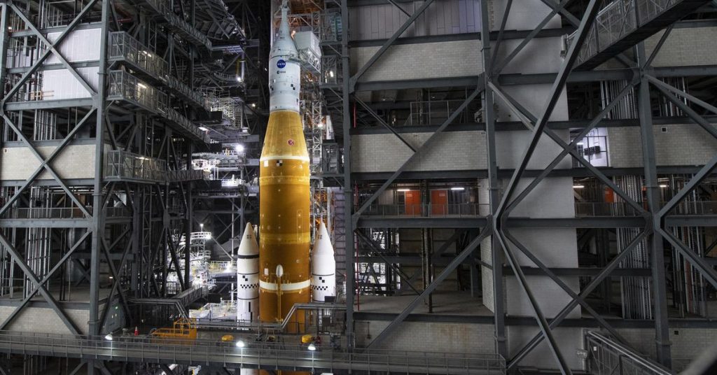 NASA’s new monster rocket set to roll out after more than a decade of delays