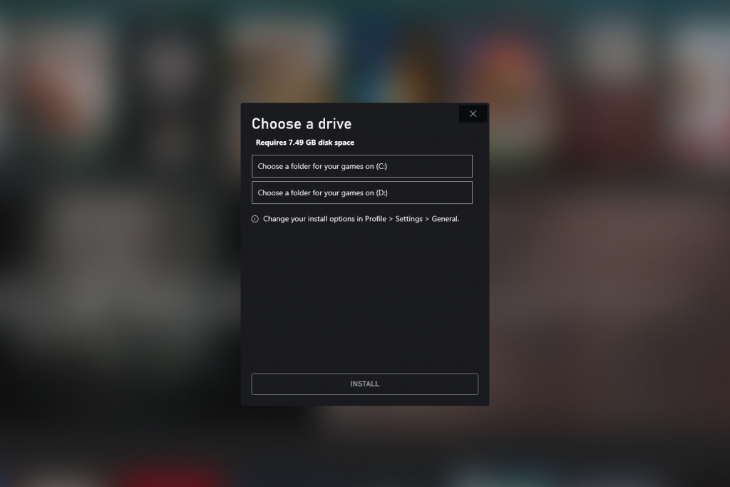 How to install or move your Xbox PC games to any folder