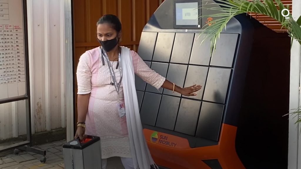 Inside India’s Battery-Swapping Station