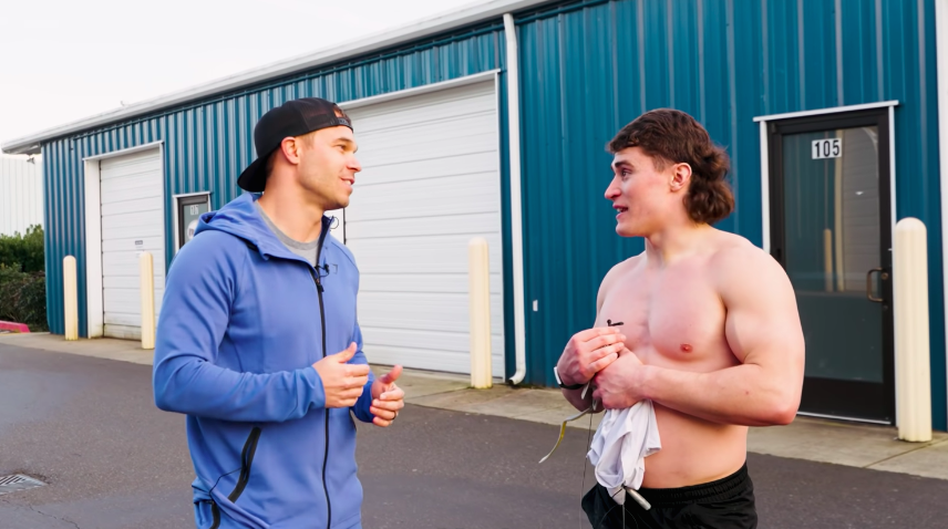 An Olympian Challenged CrossFit Champion Justin Medeiros to an Open Workout
