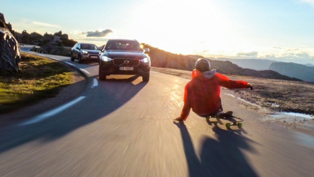 A longboarder’s closest calls over 10 years of filming