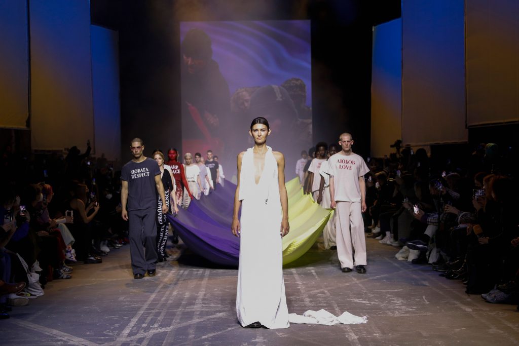 “Fashion Should Talk About Important Things”: Ukrainian Designer Jean Gritsfeldt On His Powerful Show