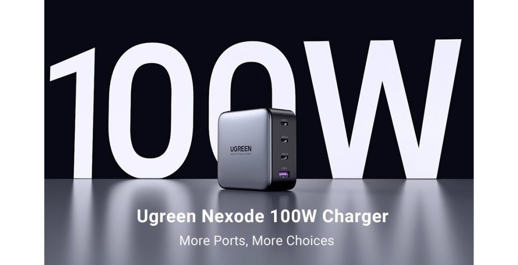 UGREEN launches the Nexode series of chargers with a 100W GaN model for starters
