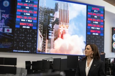 Vice President Kamala Harris announces U.S. ban on anti-satellite missile tests