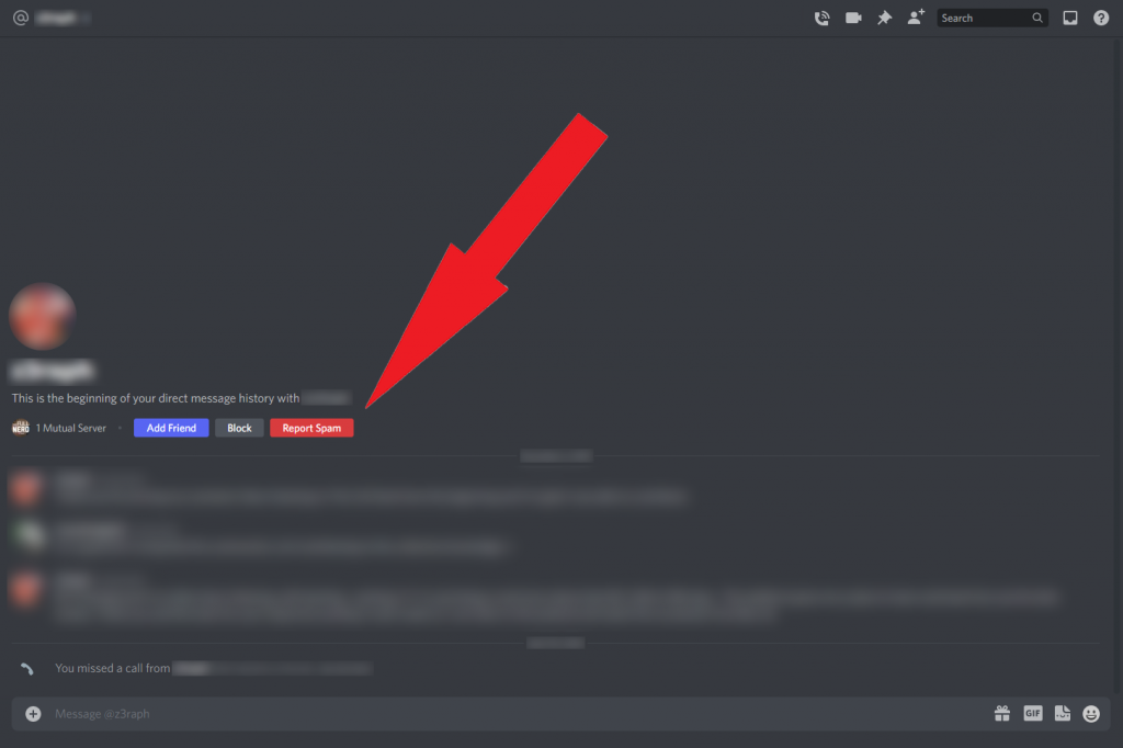 How to report and block someone on Discord