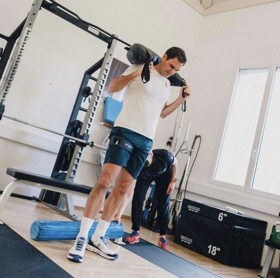 Roger Federer Shows Off His Strength and Agility in These New Workout Videos