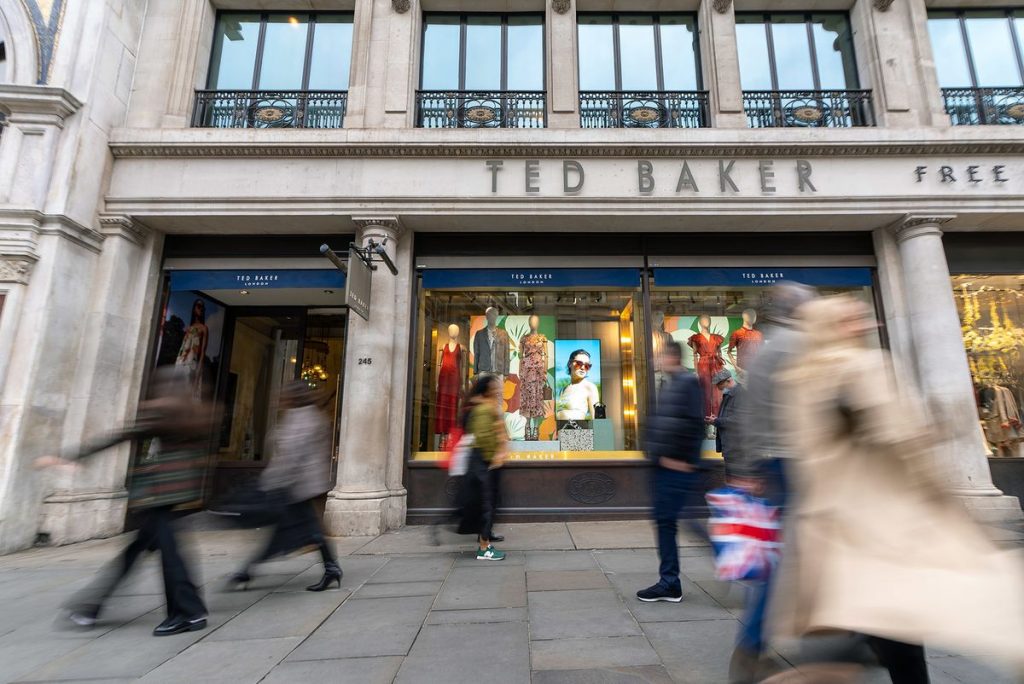 Ted Baker Rises After Report of Authentic Brands 300 Million Takeover Talks