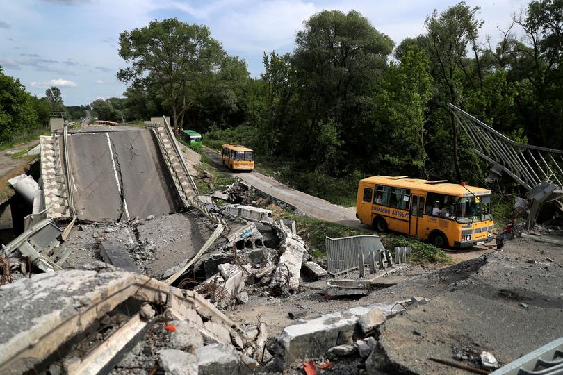 Trail of destruction across Ukraine as Russian invasion continues | Pictures