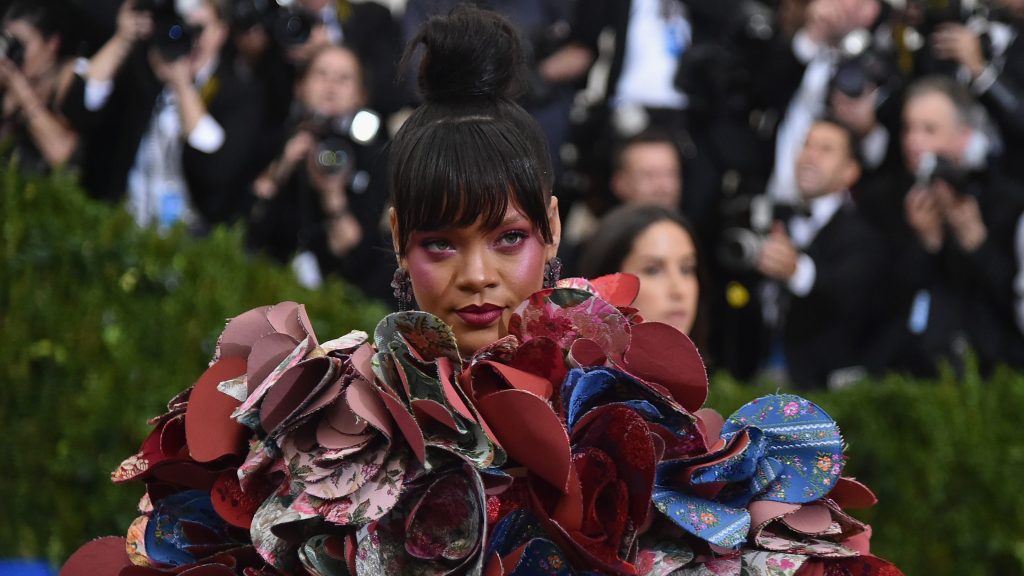 Rihanna Immortalized At The 2022 Met Gala In The Form Of A Marble Statue
