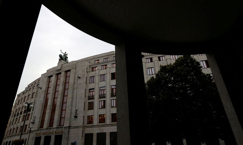 Czech central bank raises rates by bigger-than-expected 75 bps to 5.75%
