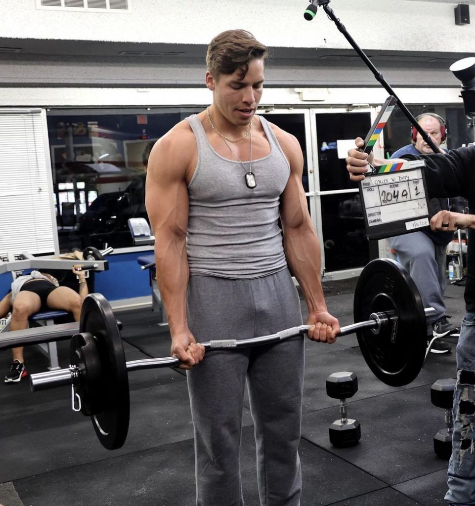 Joseph Baena Proves He’s Definitely Not Skipping Arm Day in New Gym Photo