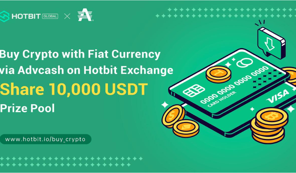 Hotbit Exchange now supports crypto purchase with fiat currency via Advcash