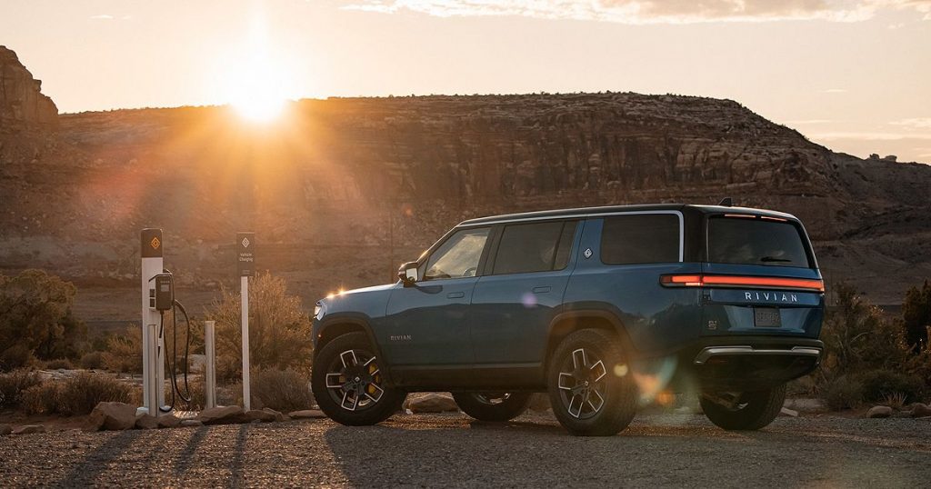 Rivian opens first EV chargers in Adventure Network focused on off-road travels