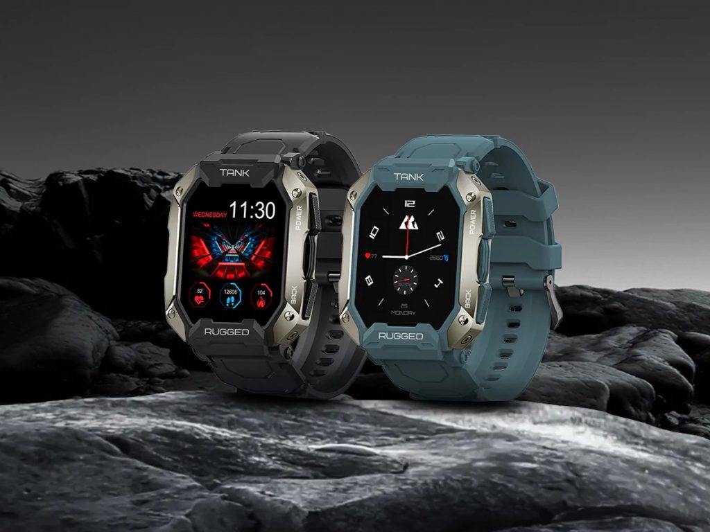 KOSPET TANK M1 PRO Smartwatch arrives with up to 50-day battery life, heart rate monitor and Bluetooth calling