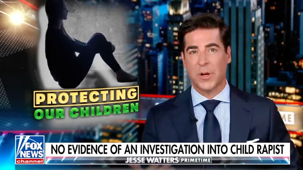 Jesse Watters Suggested 10-Year-Old Rape Victim’s Abortion Was a ‘Hoax’ Before Arrest
