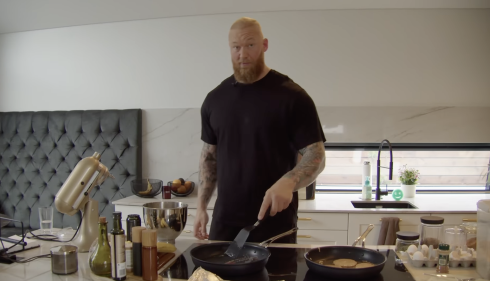 The Mountain Just Shared His Favorite Protein Pancake Recipe