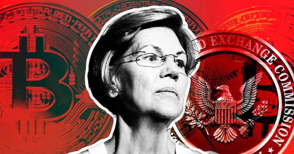 Senator Elizabeth Warren wants more enforcement from SEC in crypto space