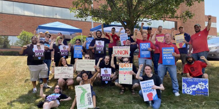 Activision employees walk off the job seeking abortion, LGBTQ support