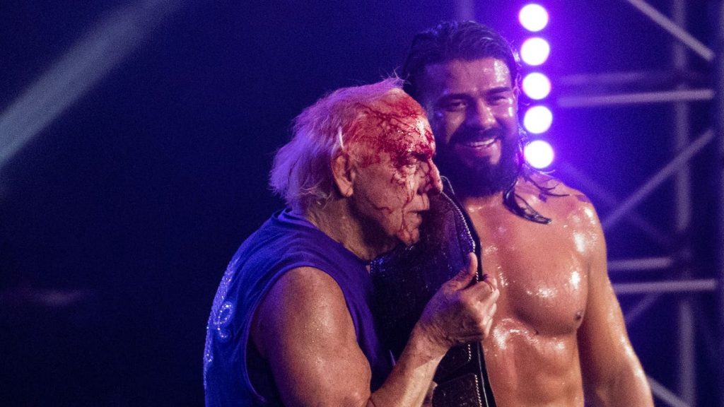 Ric Flair says goodbye in fitting fashion, with a showy robe and a bloody face | Opinion