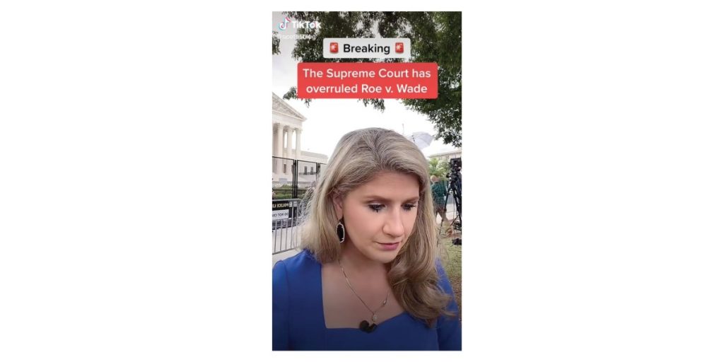 The cognitive dissonance of watching the end of Roe unfold online