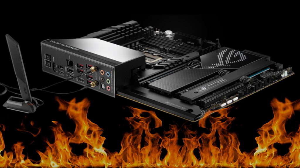 Some Asus ROG motherboards are on fire (in the bad way)