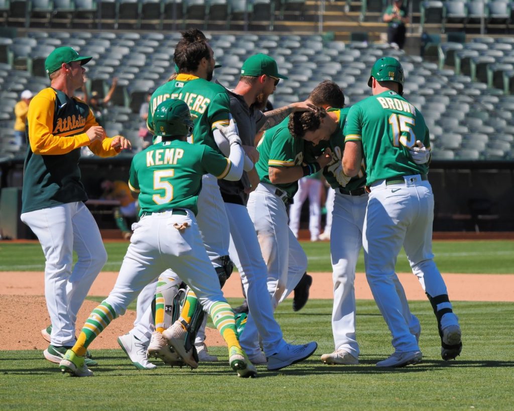 WATCH: Skye Bolt Walks it Off for Oakland A’s Win Over Miami Marlins