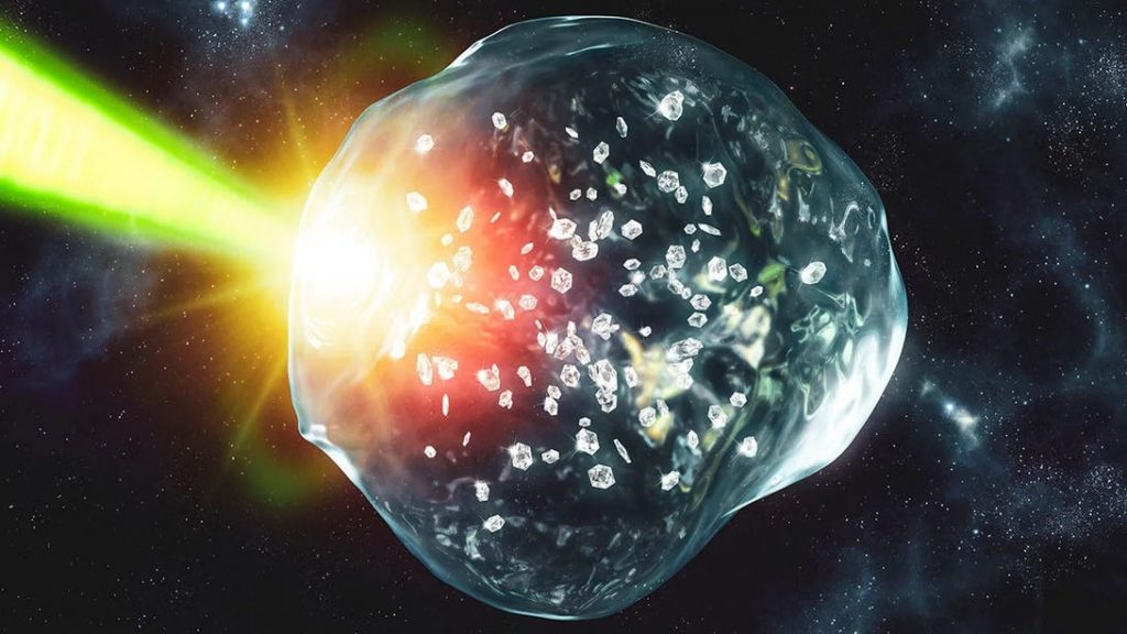 Huge Ice Planets Could Be Dripping With Diamond Rain