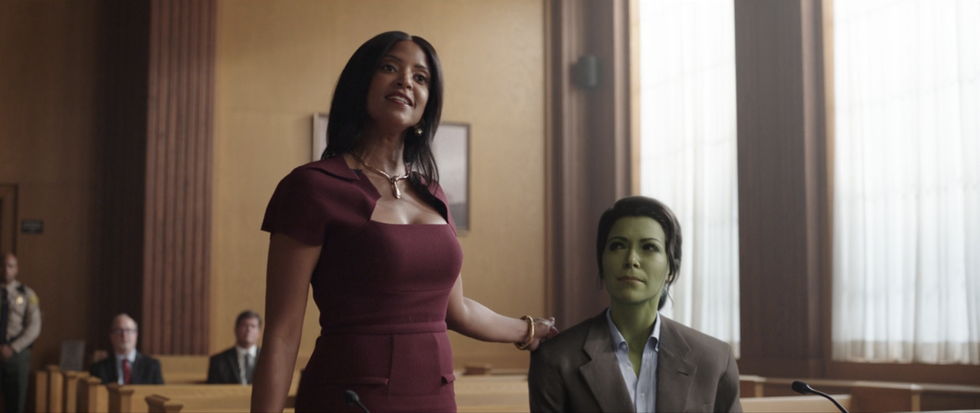 Tony-Winning Actress Renée Elise Goldsberry Is Owning The Court as Lawyer Mallory Book in She-Hulk