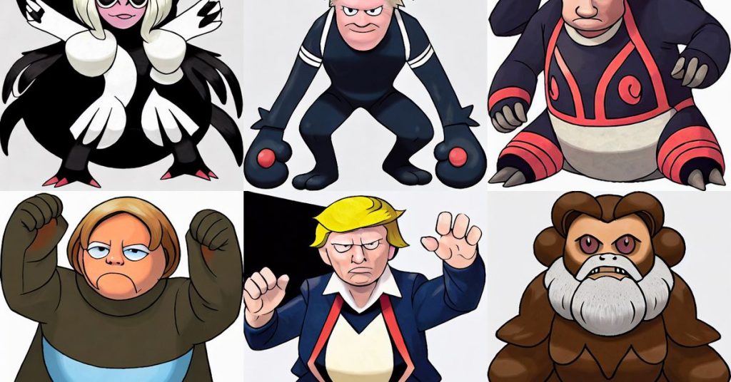 Turn anyone into a pokémon with this AI art model