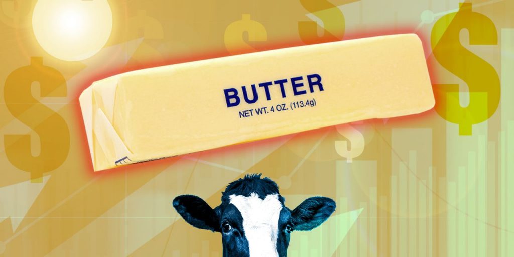 : Butter prices hit an all-time high — partly because extreme heat is taking a toll on dairy cows