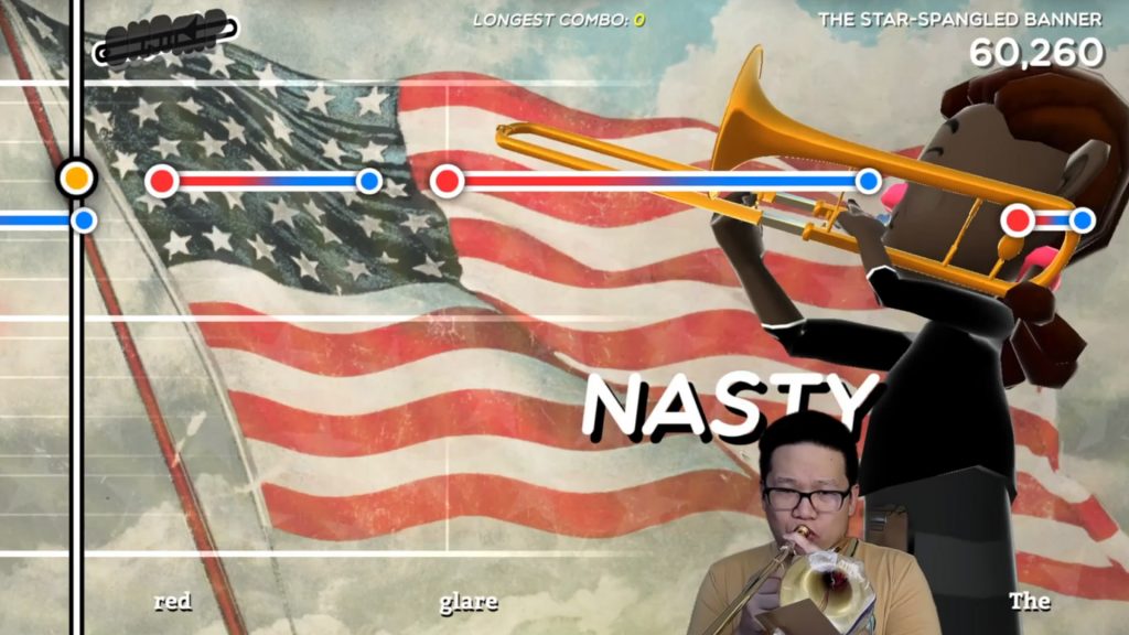 Real trombone champs play Trombone Champ with real trombones