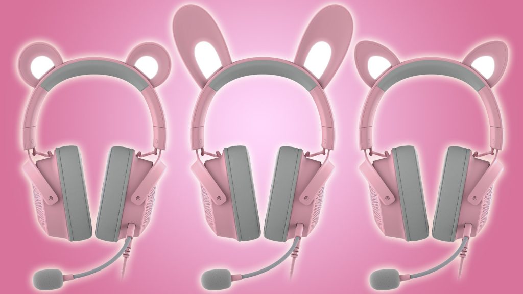 Razer’s kitty-ears headset now comes with bear and bunny ears, too