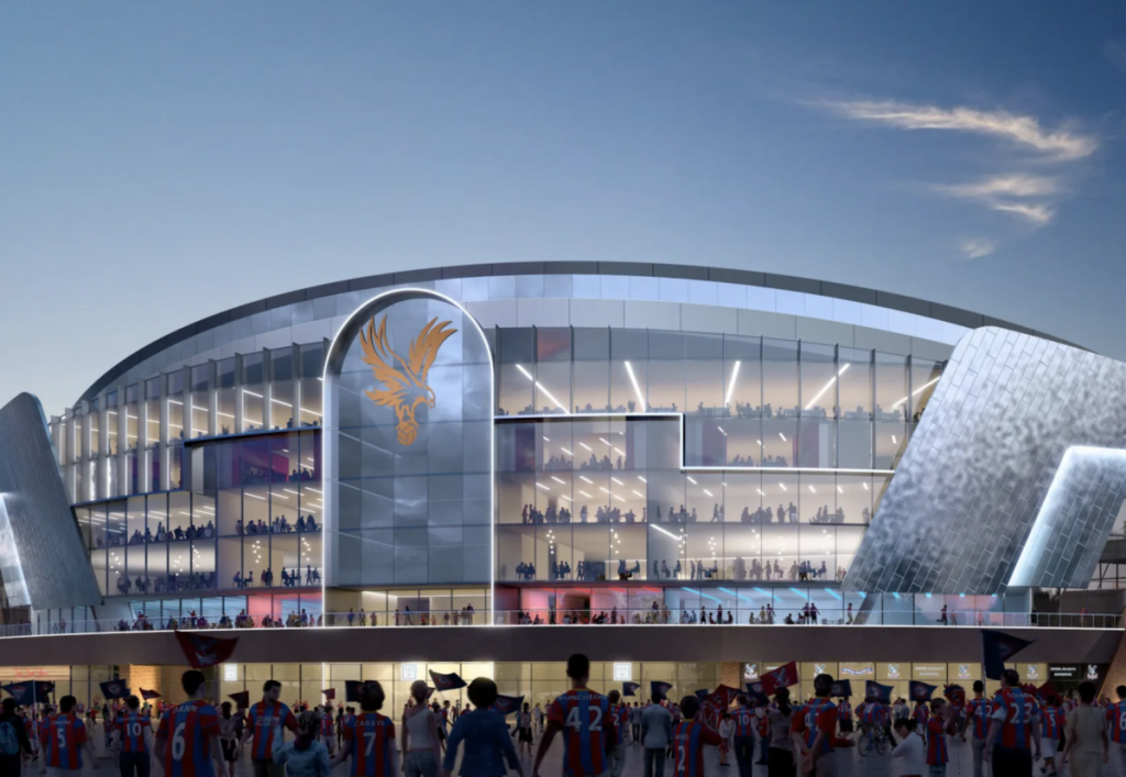 Crystal Palace’s revised £100m main stand plan approved