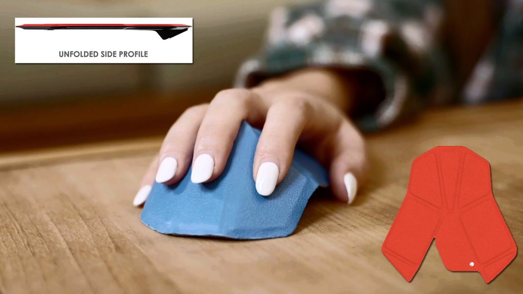 This origami Bluetooth mouse folds down to just 4.5mm