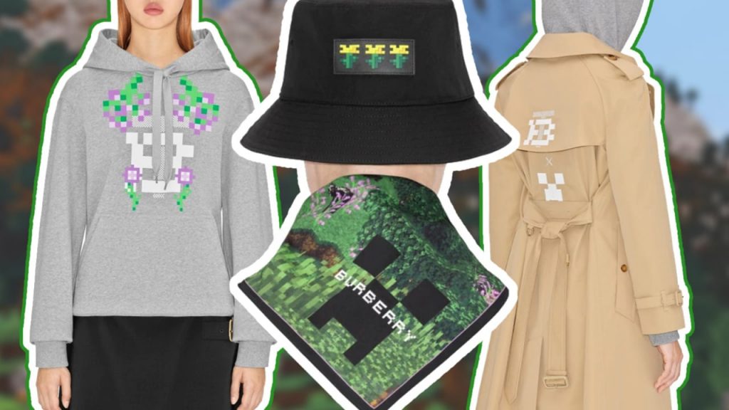 Random: Minecraft Teams Up With Burberry To Make Expensive Fancy Merch