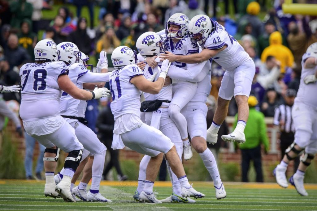 In scores of other games: TCU avoids upset in chaotic fashion you have to see to believe