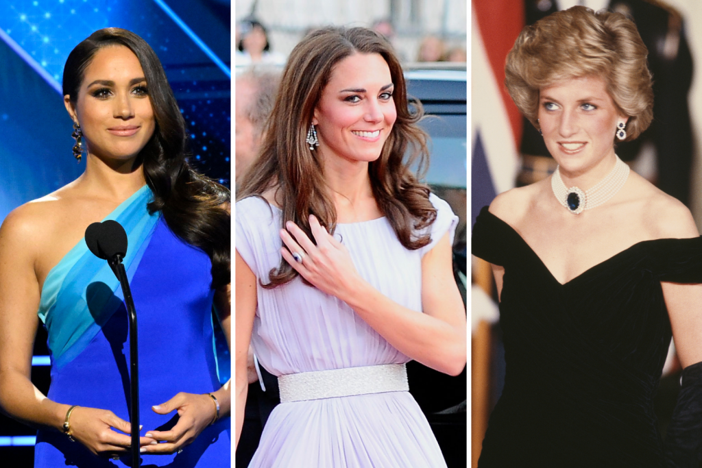 Meghan Markle, Kate Middleton and Princess Diana’s Top U.S. Fashion Moments