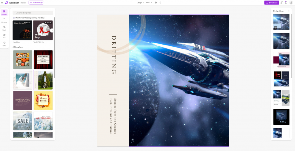 Hands on with Microsoft Designer, an AI art masterpiece