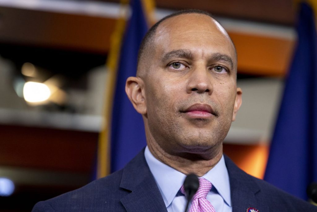 Hakeem Jeffries Weighs In on Election Denier Label, Trump Attack on Constitution