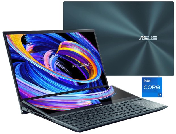 Asus ZenBook Pro Duo 15 OLED UX582 with Intel Core i7-12700H and GeForce RTX 3060 now 20% off on Amazon