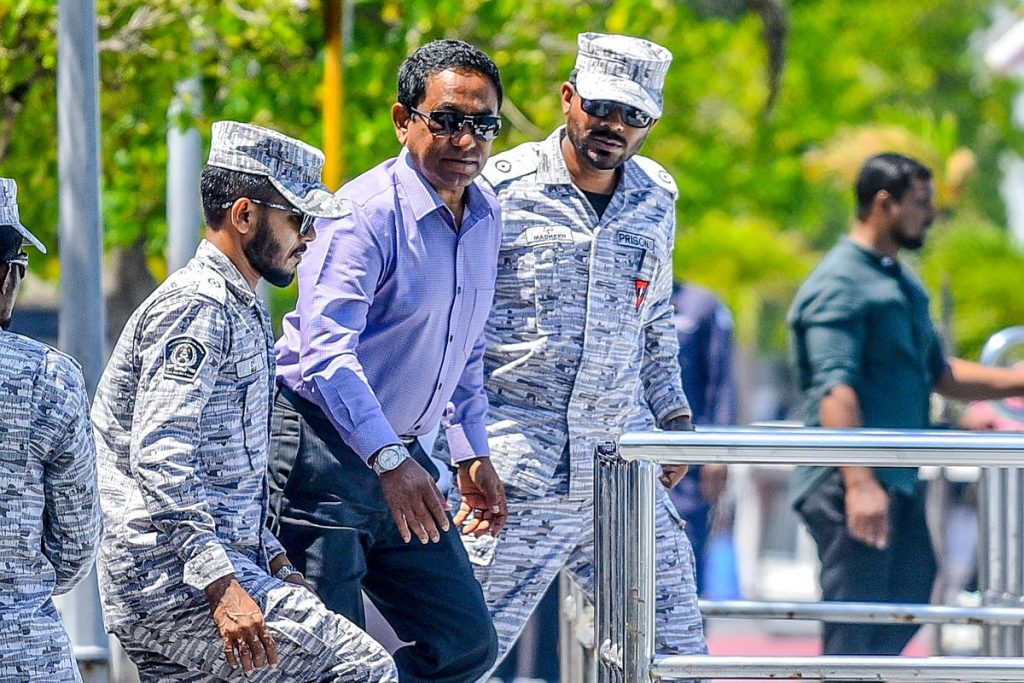 Ex-Maldives Leader Gets 11 Years for Money Laundering, Bribe