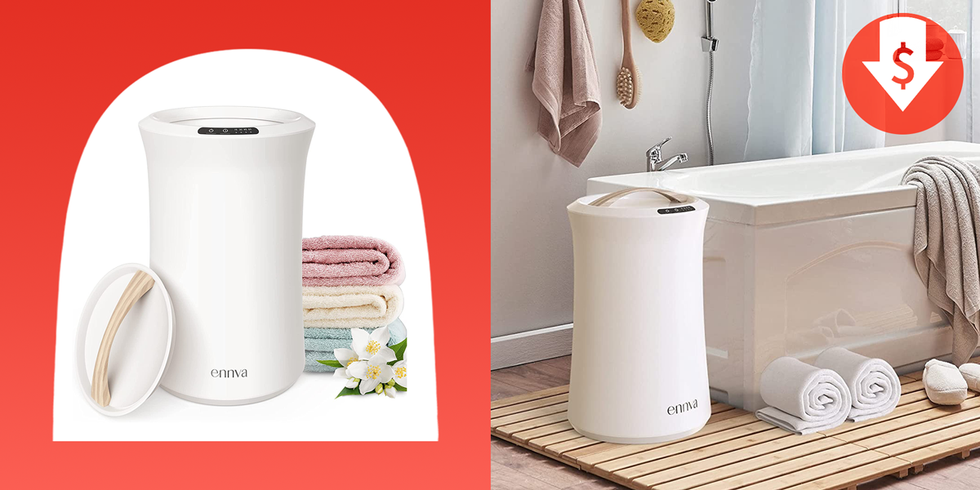 This Ennva Towel Warmer Will Turn Your Bathroom Into a Spa—And It’s 24% Off