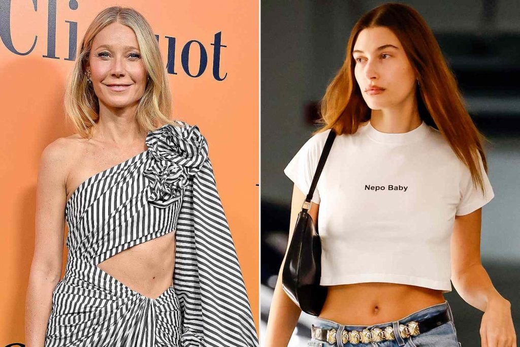 Gwyneth Paltrow Reacts to Hailey Bieber’s ‘Nepo Baby’ T-Shirt: ‘I Might Need a Few of These’
