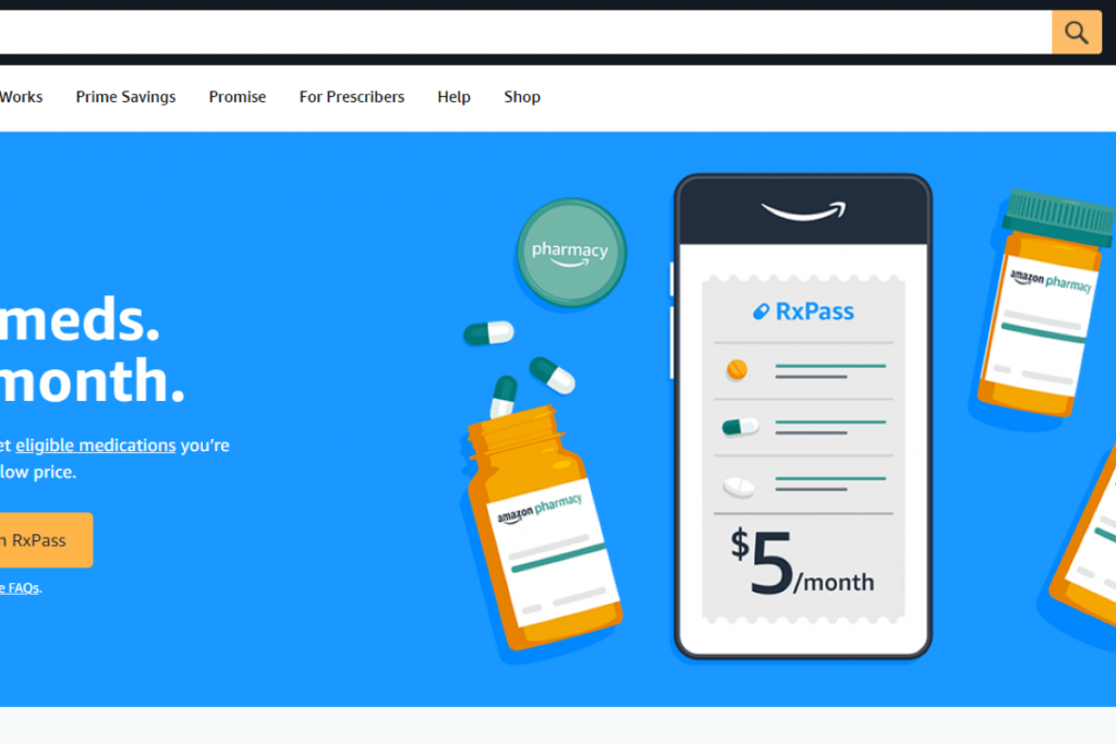 Amazon launches RxPass, a $5/mo prescription service