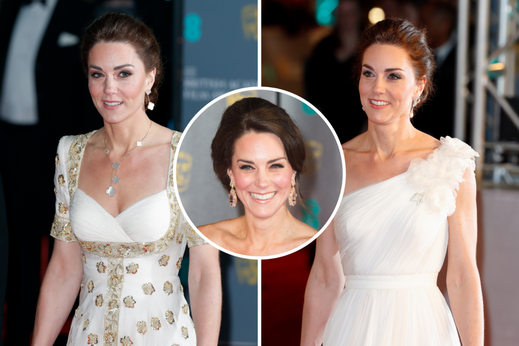 Kate Middleton’s Showstopping BAFTA Red Carpet Fashion Moments