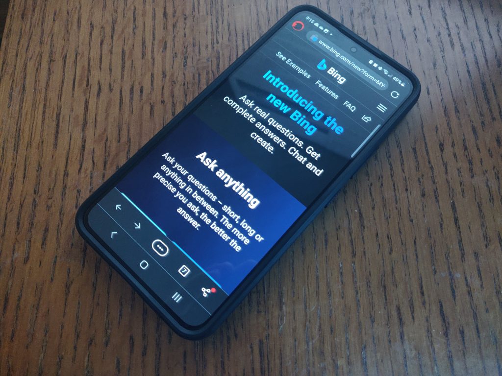 Microsoft is bringing Bing Chat to mobile Edge, Bing, and Skype