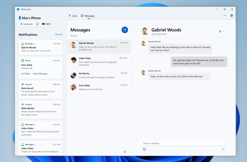 Windows 11 can finally manage iPhone texts and calls, with several catches