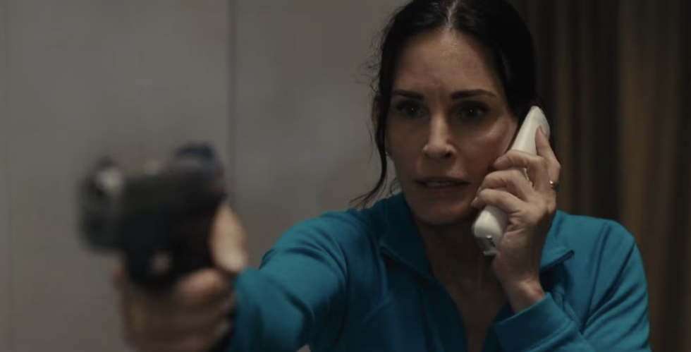 Gale Almost Takes a Knife to the Face in Scream VI Chase Sneak Peek