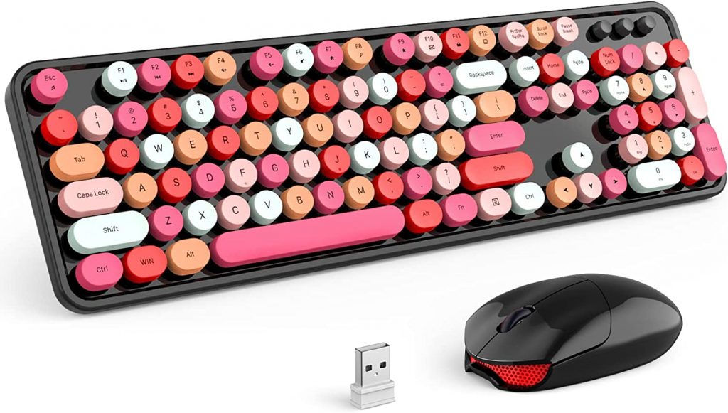 Nab this colorful retro keyboard and mouse combo for just $35